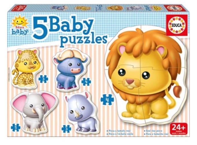 פאזל פעוטות חיות