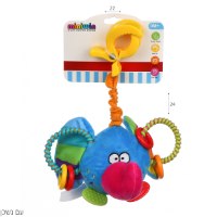 רעשן בובה להתפתחות הילד עם קליפס עם נשכן