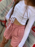 שורט טטרה ורוד  2-16