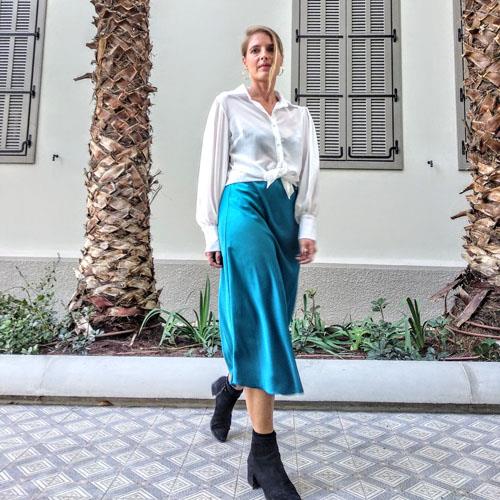 חצאית JENNY טורקיז