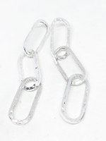 עגילי מדלן כסף