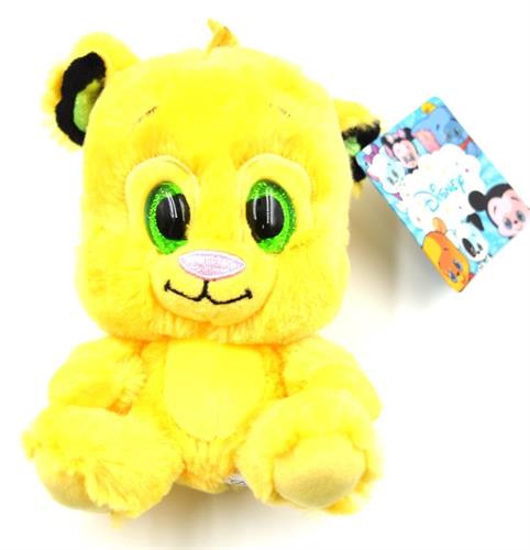 בובת פרווה סימבה עם עיניים נוצצות 15 ס"מ