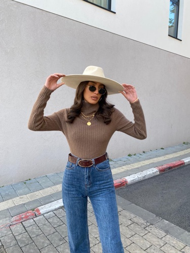 סריג גולף סורינה חום