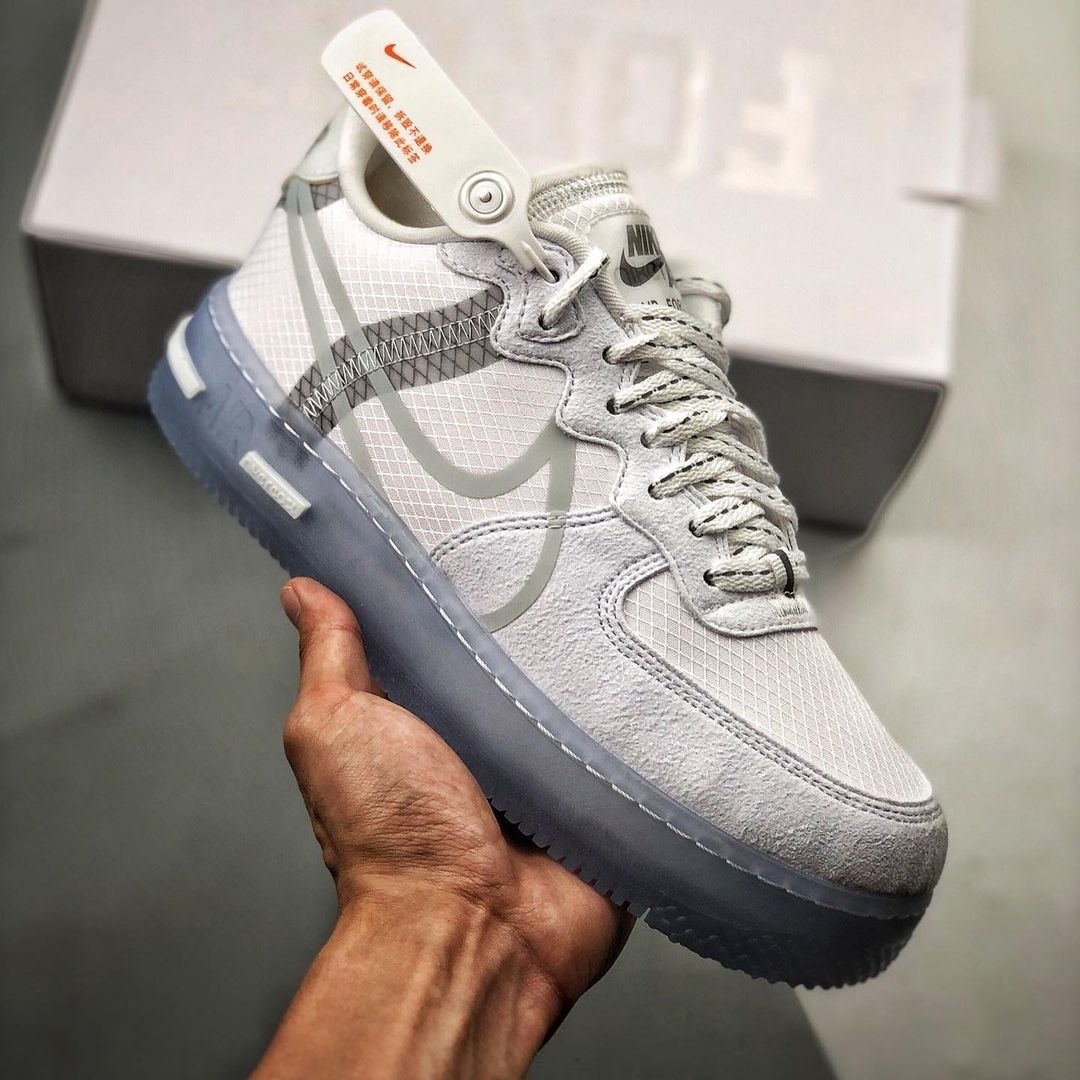 af1 react white ice