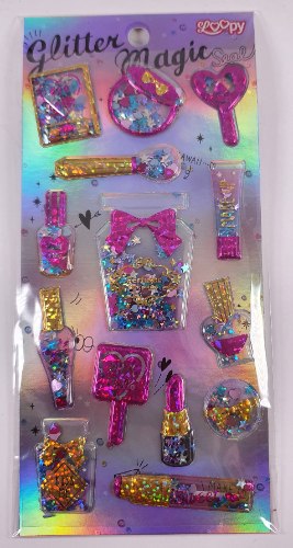 מדבקות LOOPY פאפי גליטר - איפור שייקר