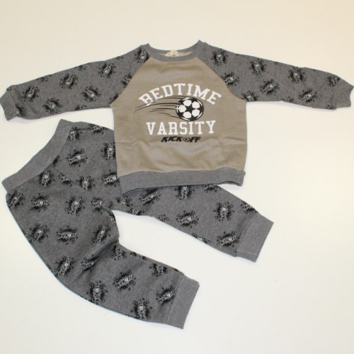 פיג'מה פוטר בנים BEDTIME זית