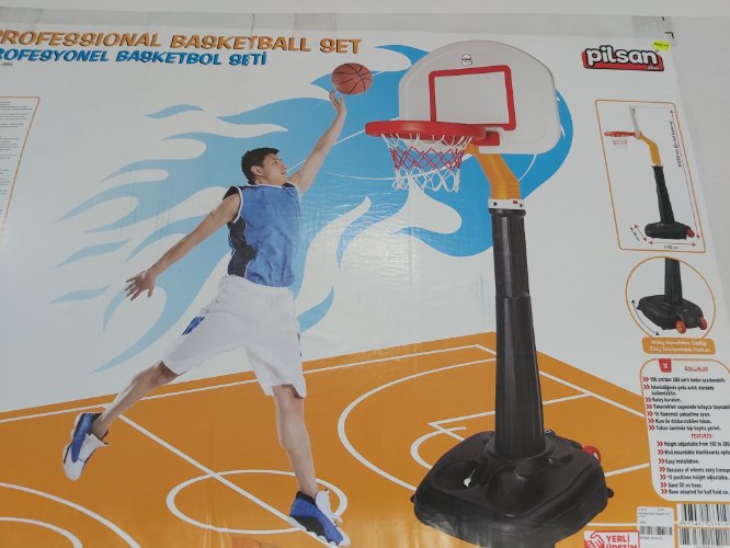 מתקן כדורסל גובה 2.80