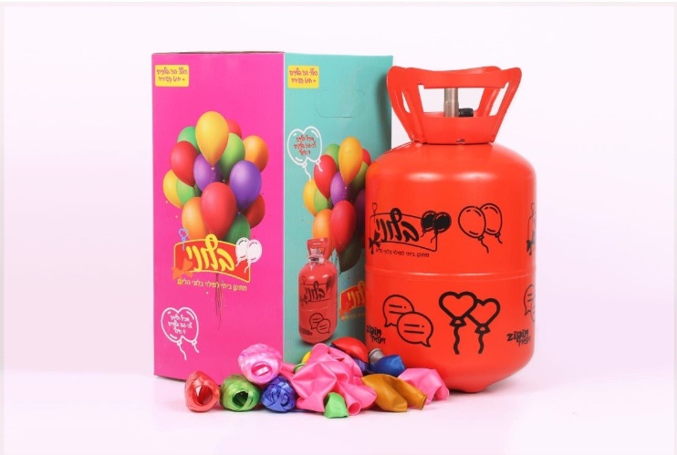 מתקן ביתי לניפוח הליום + 30 בלונים