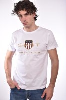 טי שרט GANT GOLD צבע לבן