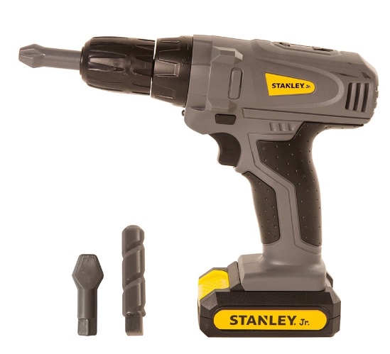 מברגה חשמלית עם תאורה ו עם 3 ראשים מתחלפים Stanley Jr