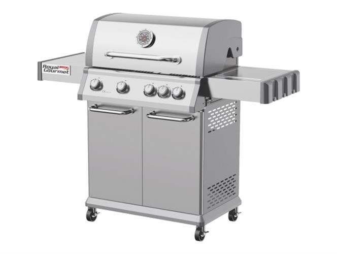 גריל גז נירוסטה FUZEN 4B + כירה