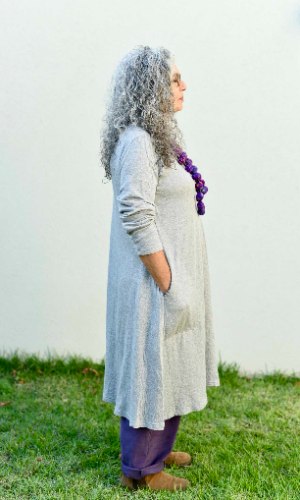 טוניקה מדגם קשת בצבע אפור מלאנז׳