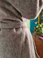 טרנץ' צמר ארוך ומחמם מידה XL