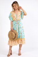 שמלת מידי אמה ירוקה