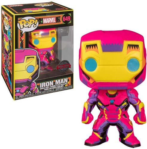 בובת פופ Marvel Black Light Iron Man POP Funko