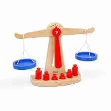 משקל עץ של פעם לילדים