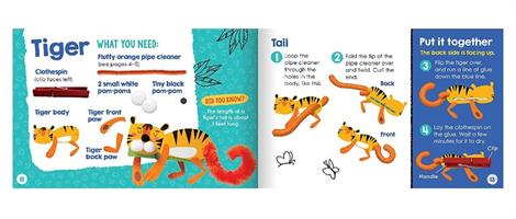 חיות על אטבים - ג'וניור KLUTZ