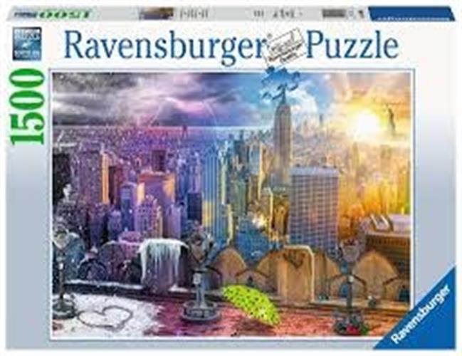 פאזל 1500 חלקים  - ravensburger puzzle