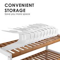 מתלה נעליים להכפלת קיבולת אחסון - 6 יחידות