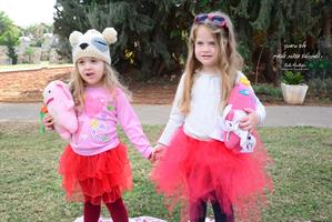 בובת ארנב ורודה לתרגול רכיסת רוכסן, פזית