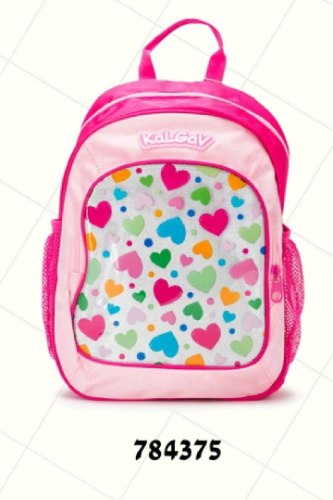 תיק גן נועם לבבות ורוד