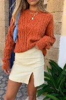 חצאית מיני לוסי פשתן