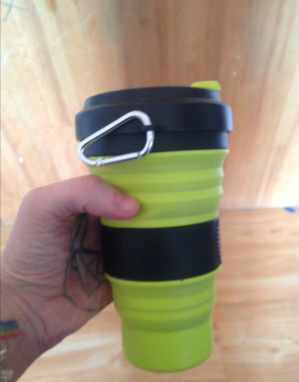 חוות דעת - כוס סיליקון מתקפלת לשתייה – Folding.Sili.cup