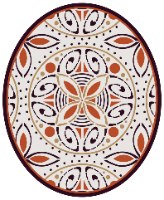 שטיחון ומדבקה לאסלה קינמון דגם 243