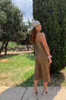 שמלת מידי סאטן לי