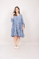 שמלת ג׳ואל כחול מודפס