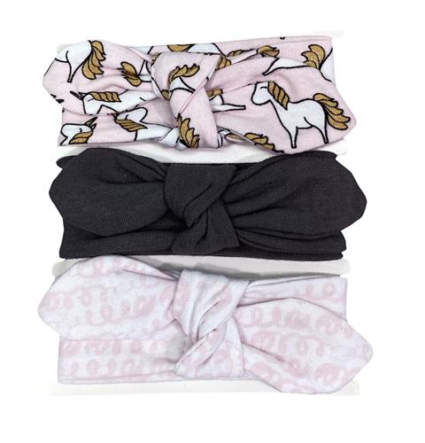 סט שלישיית סרטי שיער ורוד בייבי