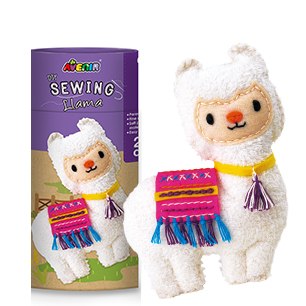 ערכה לתפירת בובה - למה (22 ס"מ)