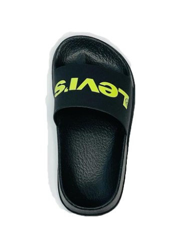 כפכף LEVIS שחור ניאון 22-39