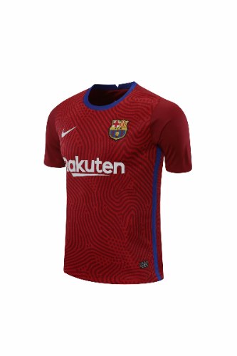 חולצת שוער קצרה ברצלונה אדום 20/21