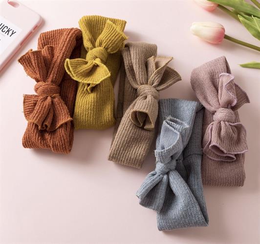 סרט לשיער כותנה סרוגה