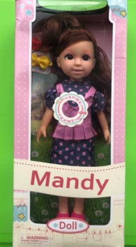 בובה בשימלת נקודות