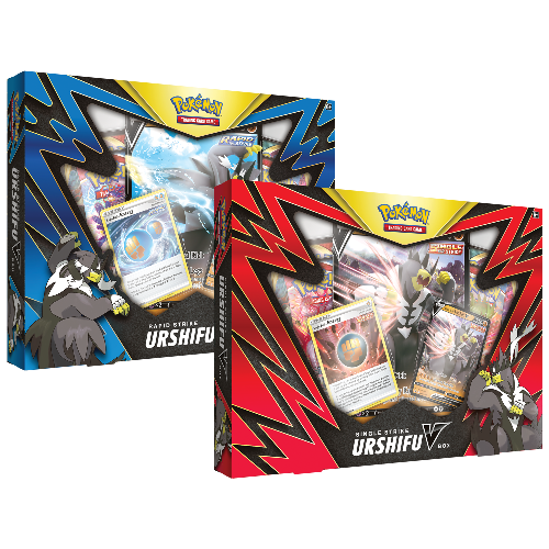 קלפי פוקימון מארז אורשיפו וי בוקס  Pokemon TCG: Rapid Strike Urshifu V Box