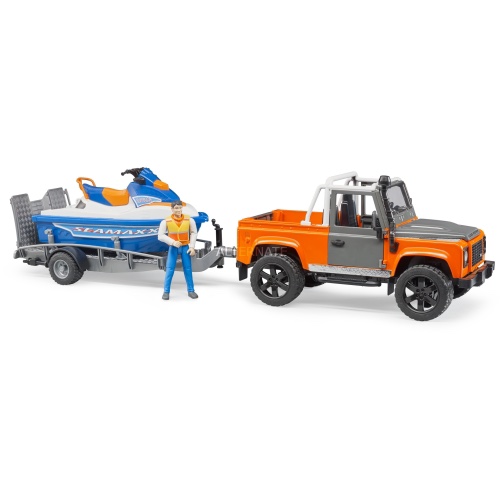 ג׳יפ + עגלת נגרר ואופנוע ים