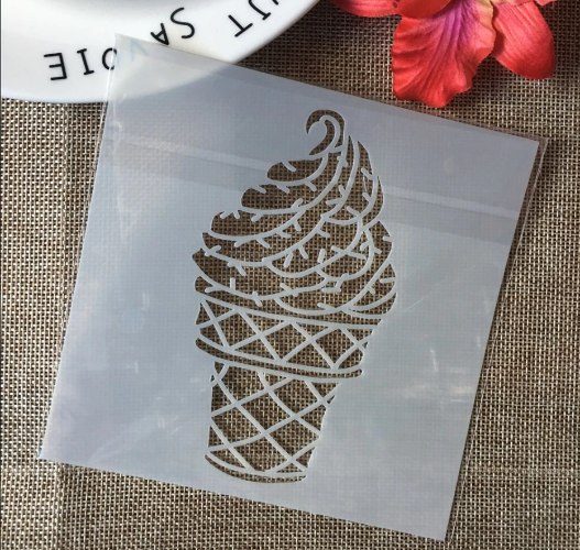 שבלונה גביע גלידה 13X13