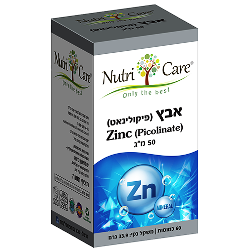 אבץ פיקולינאט, 50 מ"ג,  60 כמוסות, נוטרי קר