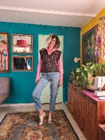 חולצת כפתורים ורודה מידה M/L