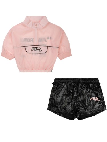 חליפת ניילון FILA ורוד שחור 6-16