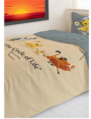 סט מלא מיטה וחצי מלך האריות מבית ורדינון