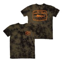 Salty Crew Black Stealth Tie Dye Premium Short Sleeve T-Shirt