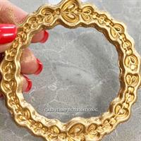 תבנית מסגרת עגולה עם קישוט לבבות נגה| מסגרת נגה| מסגרת נוגה לטו' באב| עוגה טו' באב חדש מאתי דבש