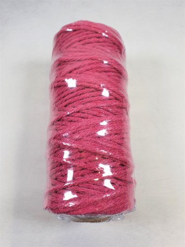 חבל מקרמה 4 מ"מ 250 גרם - פוקסיה