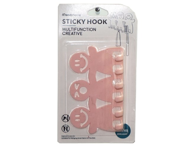 וו תליה עם דבק ילד יח