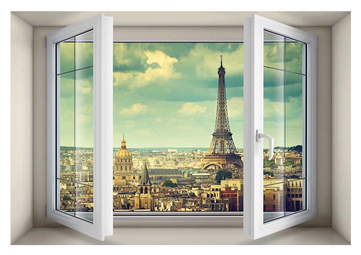 חלון בנישה מגדל אייפל בפאריס