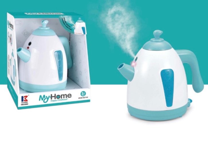 seafoam kettle and toaster