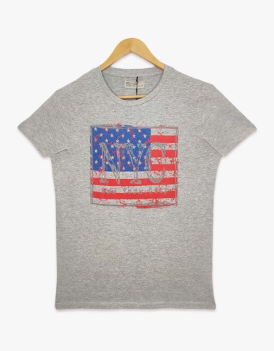 חולצת טריקו גברים מודפס NYC